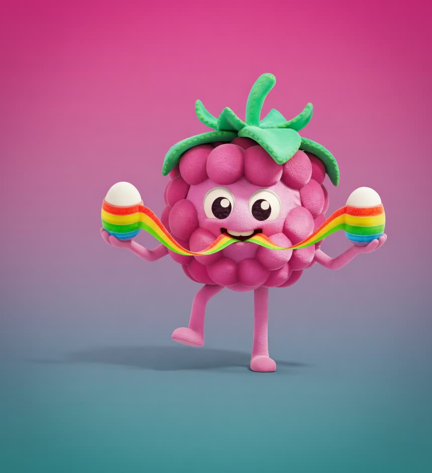 블루라즈베리맛 구미얌